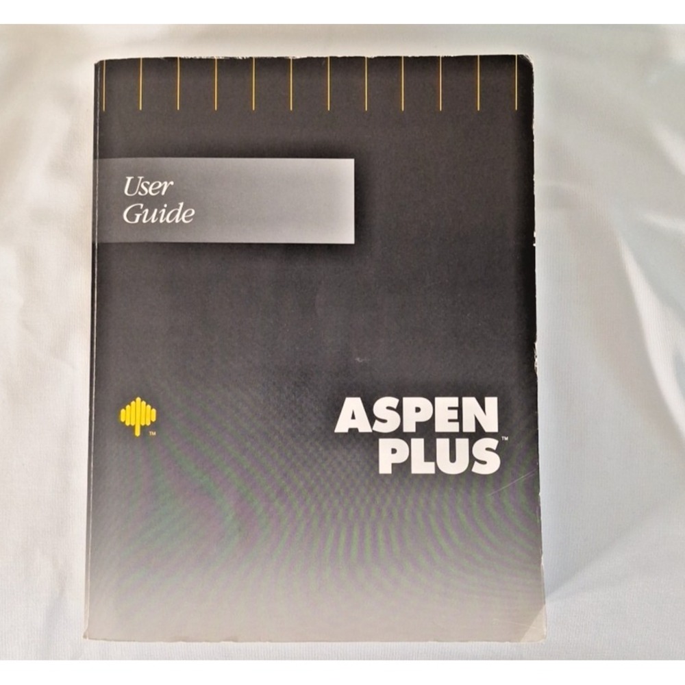 1988 Aspen Plus User Guide V8 RARE College Textbook Manual No ISBN University UC